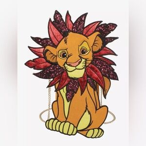 Danielle Nicole Disney The Lion King Simba Die Cut Crossbodyw/TradingPinKeychain